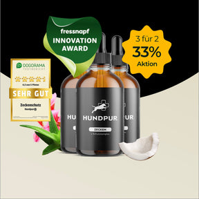 Hundpur® Zeckenschutz 3 für 2