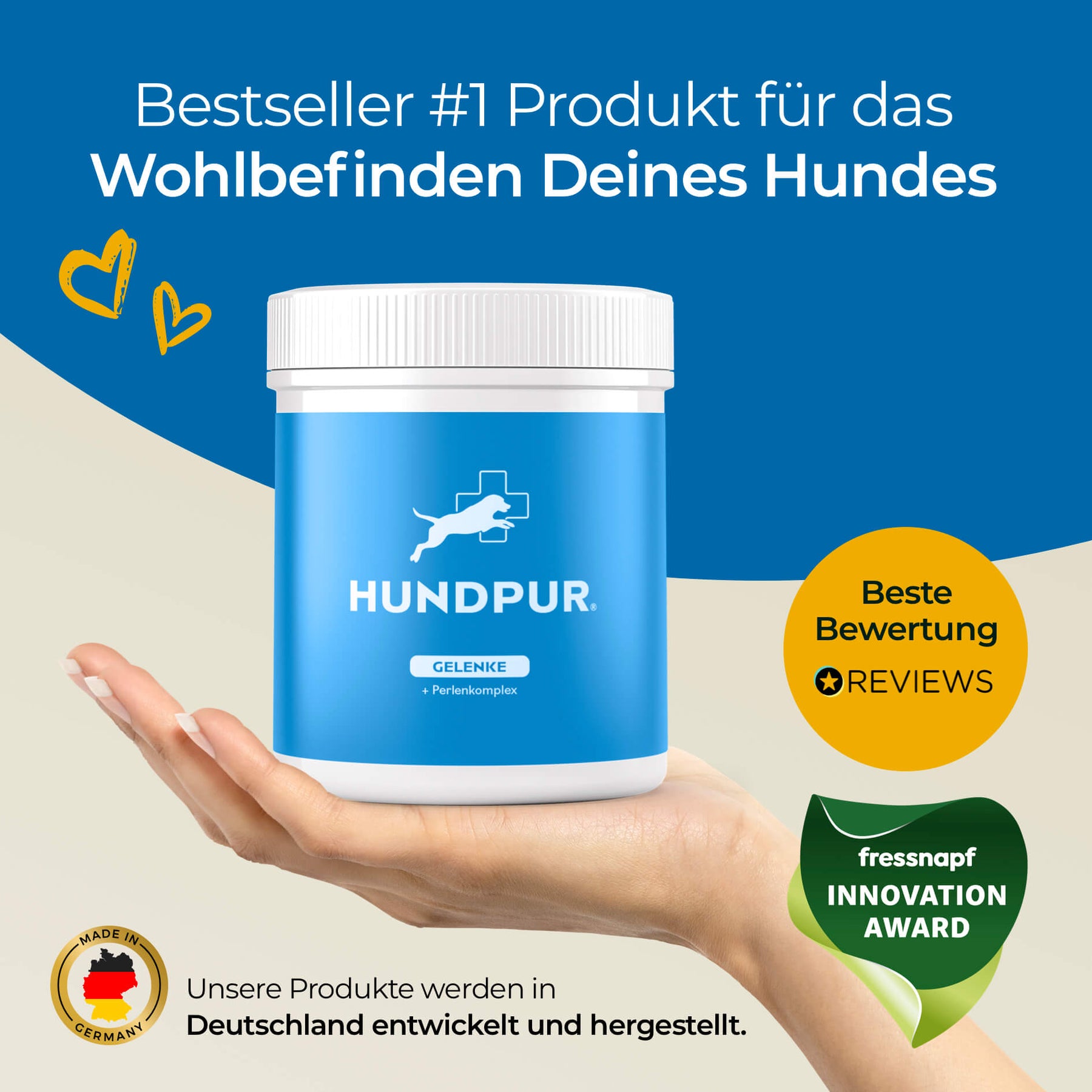 Hundpur® Gelenke mit Grünlippmuschel