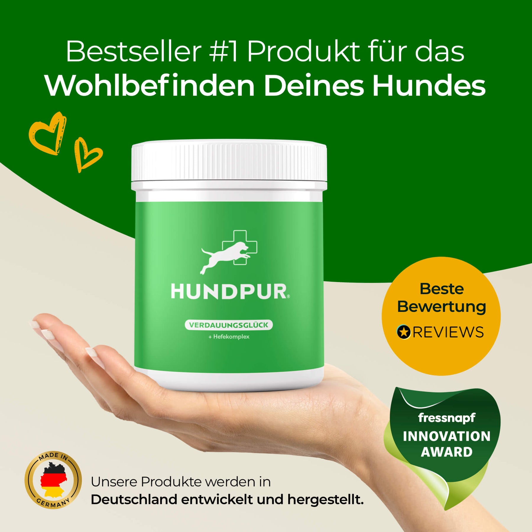 Hundpur® Verdauungsglück mit Probiotika