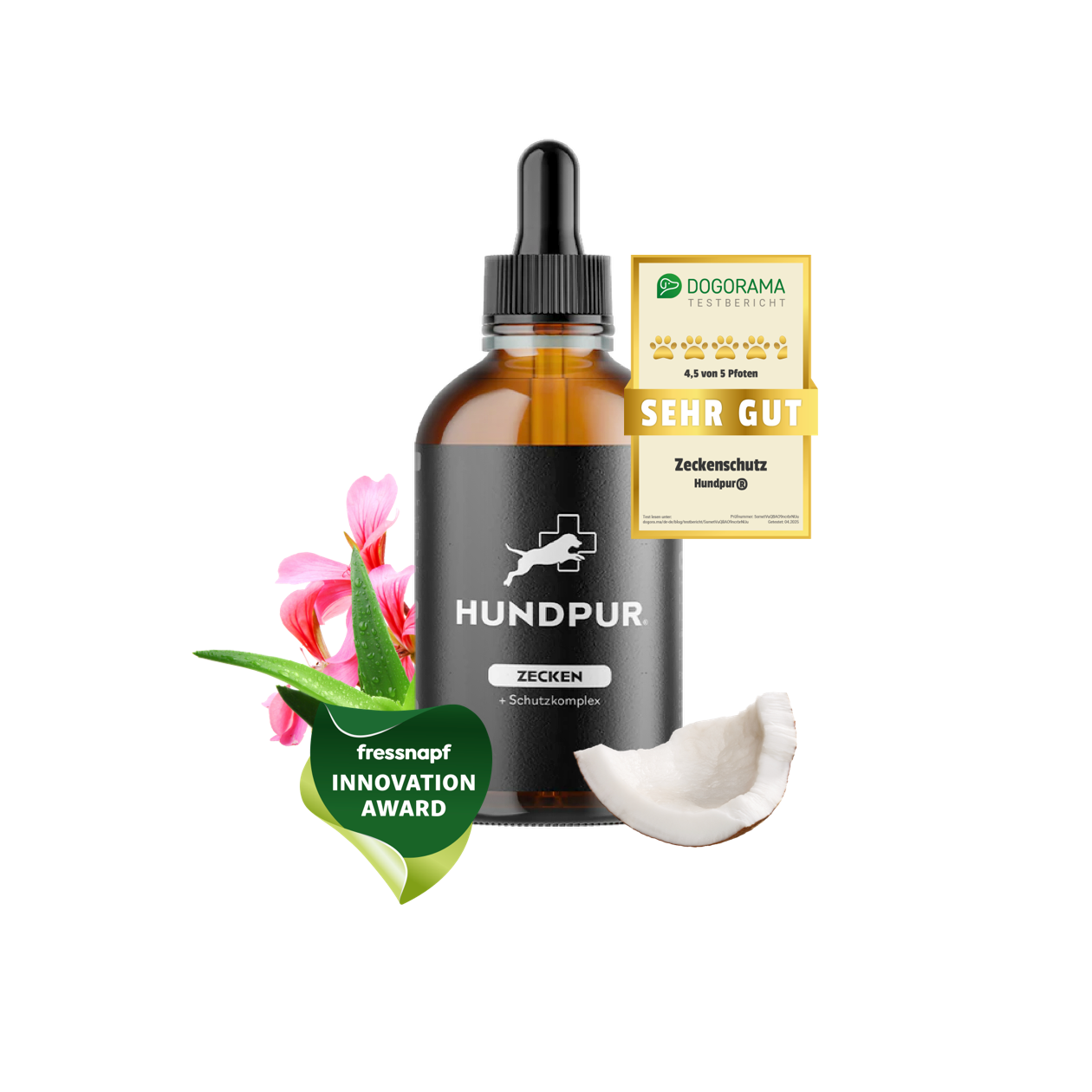 Hundpur® Zeckenschutz 3 für 2