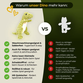 Hundpur® Plüschtier Dino