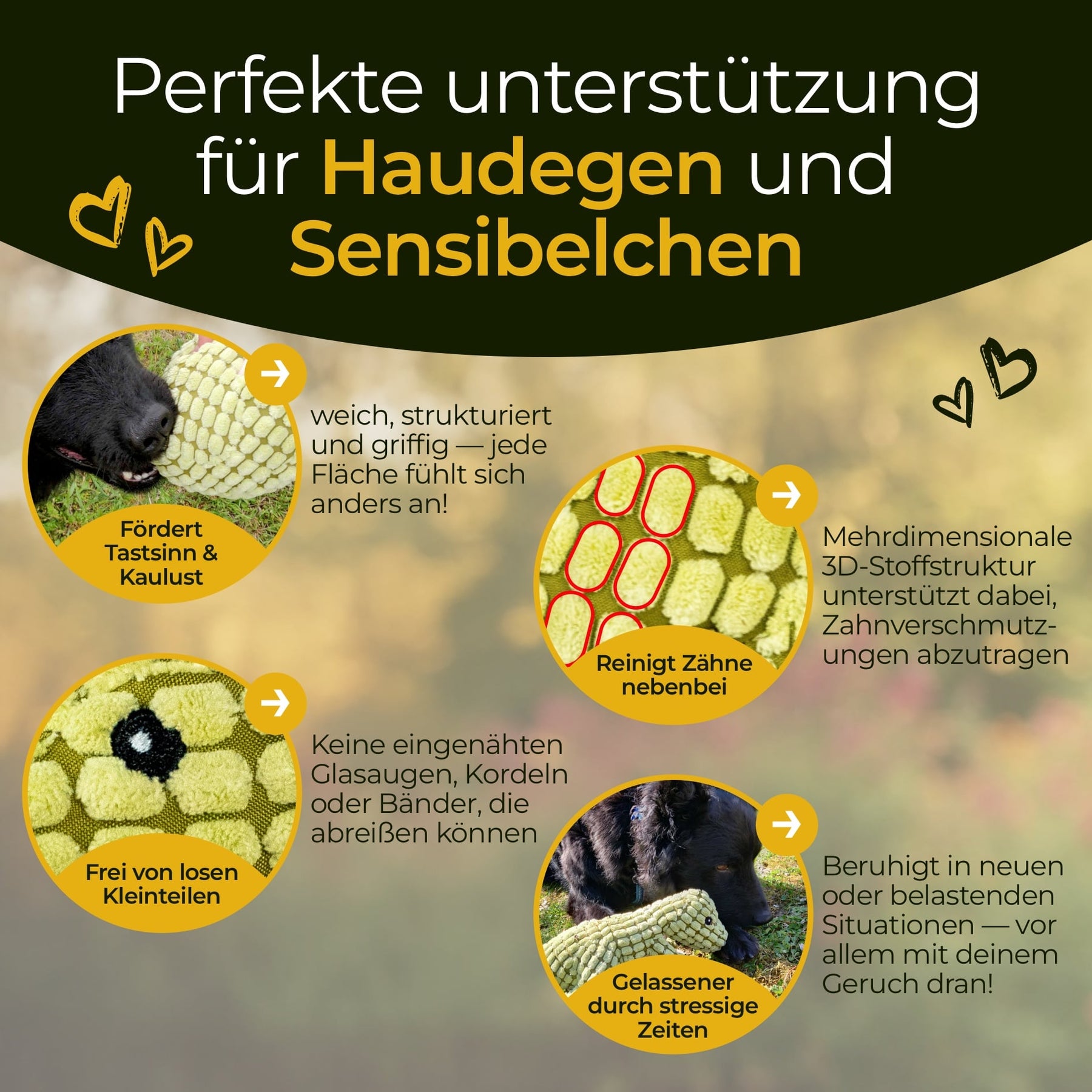 Hundpur® Plüschtier Dino